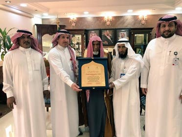 Saudi man visits patients every day. (Supplied)