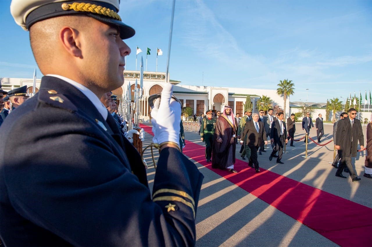 Saudi crown prince departs Algeria after two-day official visit