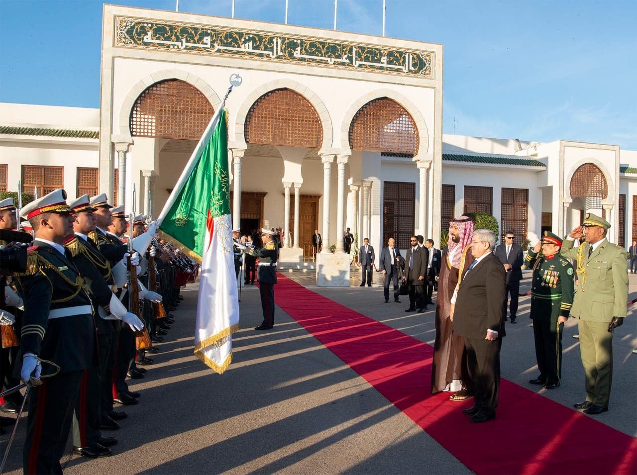 Saudi crown prince departs Algeria after two-day official visit