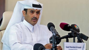 Saad al-Kaabi Qatar energy minister. (AFP)