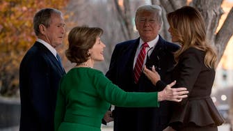 Trump meets Bush family ahead of funeral