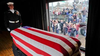 Former US President Bush’s casket arrives in Texas for burial