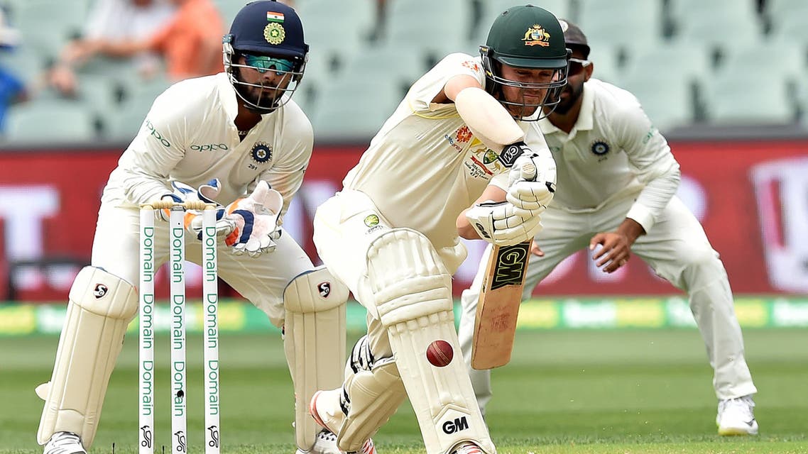 The recalled Handscomb made a better fist of partnering Khawaja, but Ashwin returned to break the partnership with a pearl of a delivery that flicked Khawaja’s glove on the way through to the keeper. (AFP)