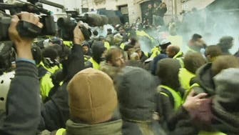 Al Arabiya reporters face tear gas, rubber bullets during ‘Yellow Vests’ riots