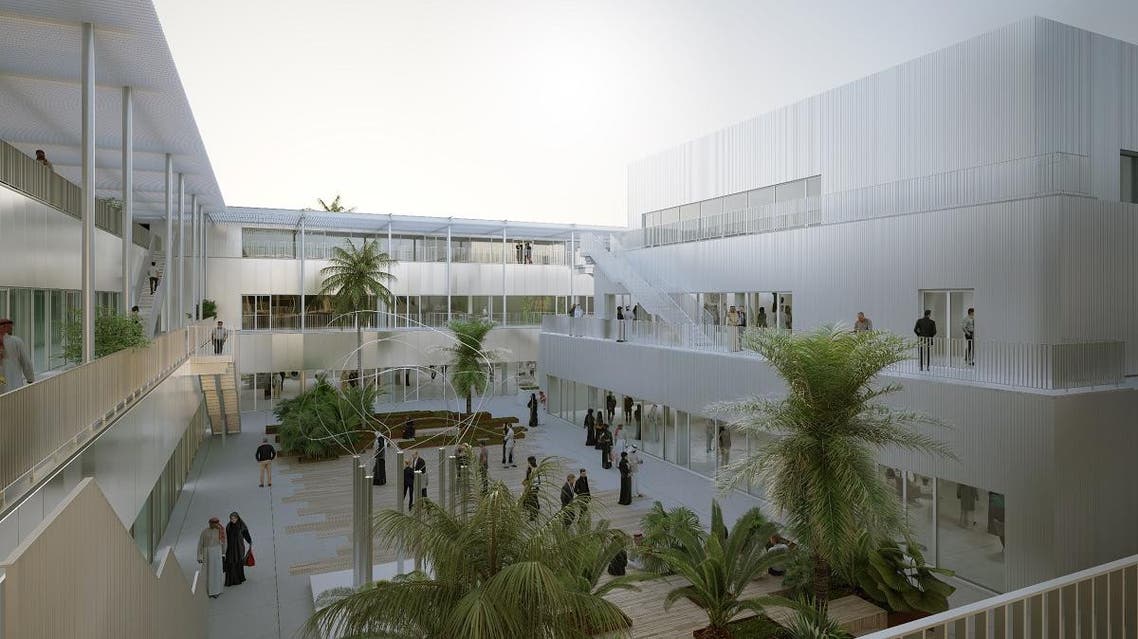 Hayy- Creative Hub: Central courtyard top view. (Supplied)