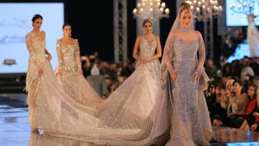 Nicole Saba Diamond dress. (Photo courtesy: Youm7)