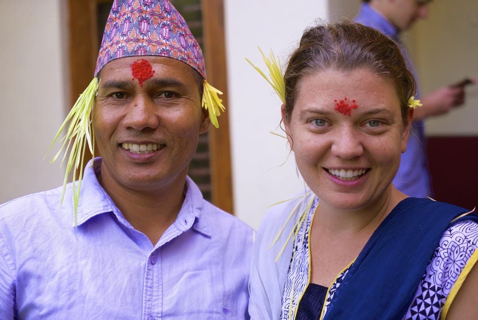 Maggies raised funds through a not-for-profit trust, which she co-founded with a Nepalese named Tope Malla. (Supplied)