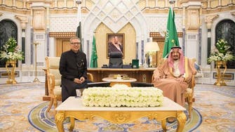 Saudi King Salman receives Pakistan President Alvi in Riyadh