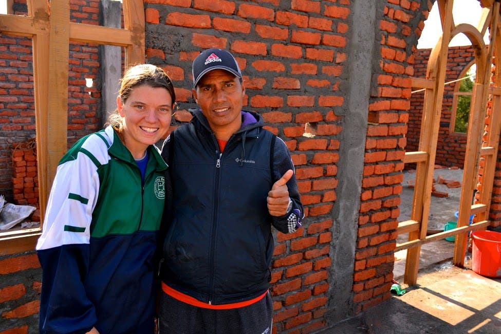 Maggies raised funds through a not-for-profit trust, which she co-founded with a Nepalese named Tope Malla. (Supplied)