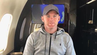 Wayne Rooney in Saudi Arabia for Formula E championship