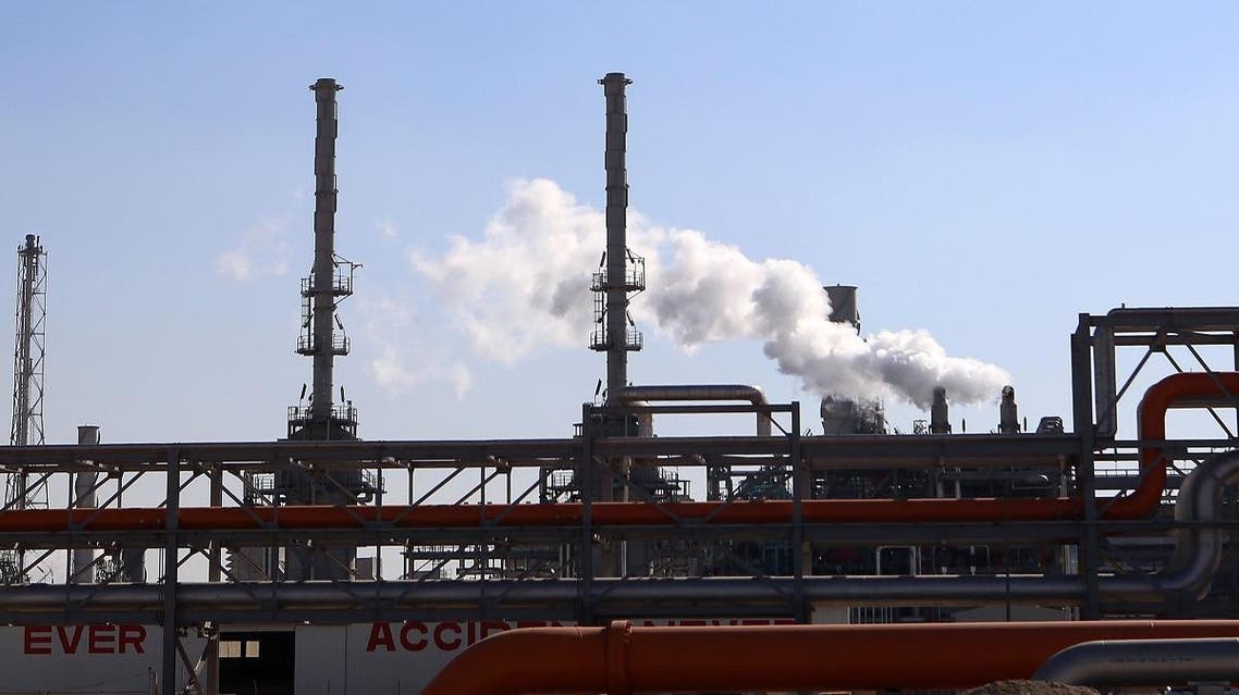 KNPC's LPG TRAIN-4 Project which processes 800 million cubic feet of natural gas, at the al-Ahmadi refinery plant complex, 40 kilometres South of Kuwait City.