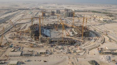 A general view of the construction site of Lusail Stadium that will host the 2022 FIFA World Cup final. (Reuters)