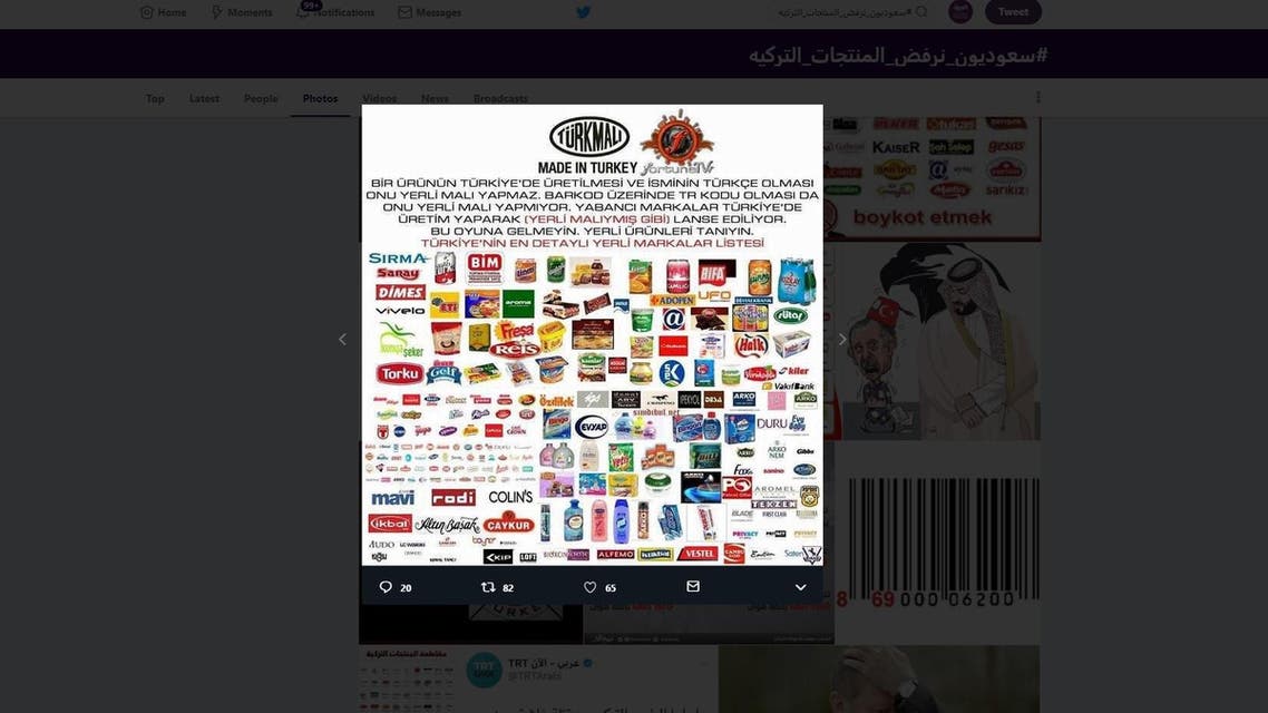 Saudis call for boycott of Turkish products in protest against ‘Ankara’s plots’