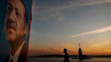 Erdogan poster. (AP)
