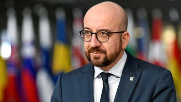 Belgium's Prime Minister Charles Michel arrives at a European Union leaders summit in Brussels. (Reuters)