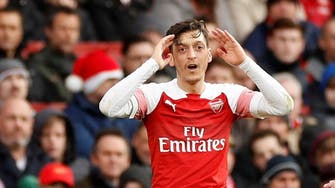 Mesut Ozil returns as Aubameyang double leads Arsenal past Burnley