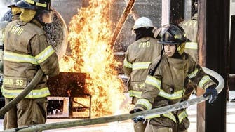 بالصور.. أول سعوديتين تعملان في إطفاء الحرائق