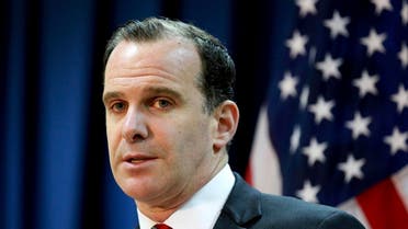 Brett McGurk, the U.S. envoy for the global coalition against ISIS, speaks during a press conference. (Reuters)