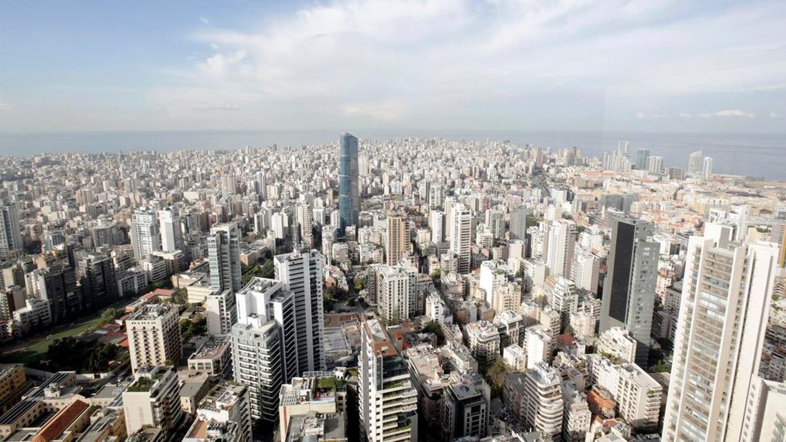 A picture taken on November 24, 2018, shows a general view of the Lebanese capital Beirut. (AFP)