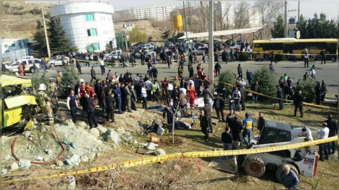کشته شدن 7 دانشجو در اثر واژگونی یک اتوبوس در تهران