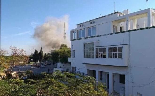 libya foreign ministry attack