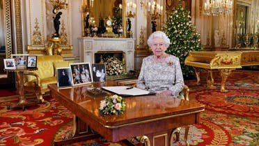 In this photo released on Monday, Dec. 24, 2018, Queen Elizabeth II poses after she recorded her annual Christmas Day message. (AP)