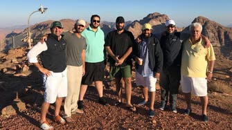 IN PICTURES: Saudi Crown Prince at the top of Mount Lawz