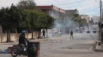Tunisia’s police and demonstrators clash in third night of protests