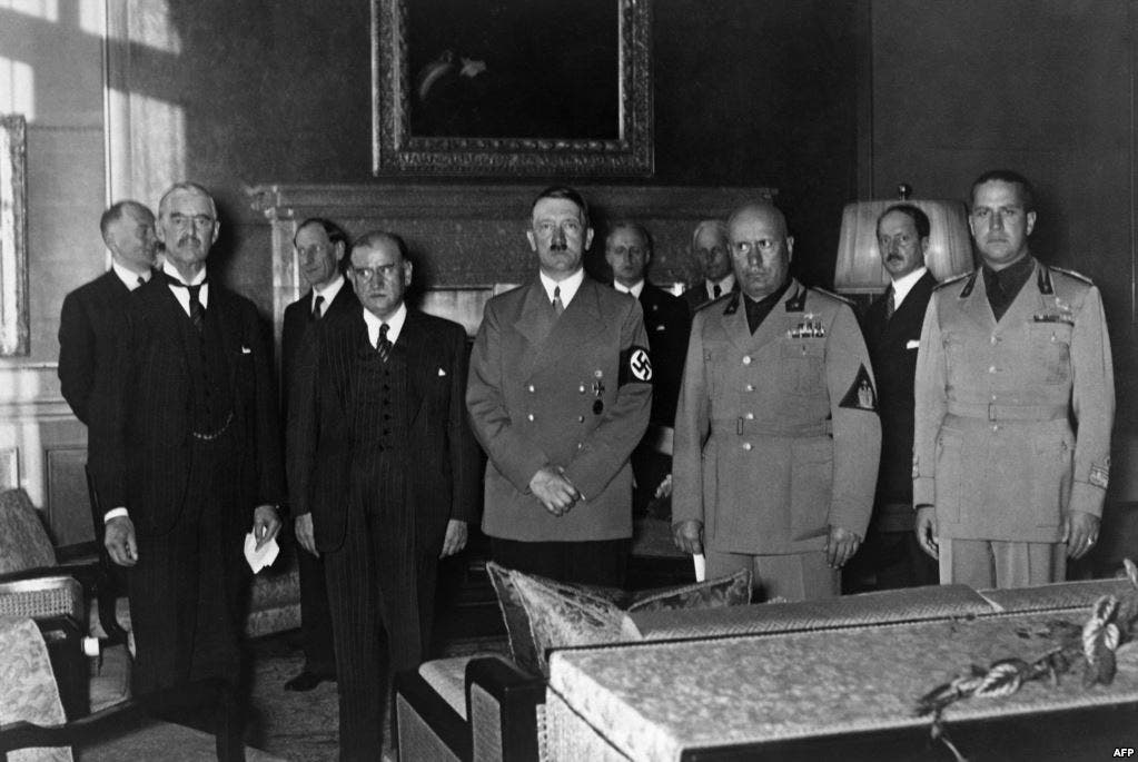 صورة من مؤتمر ميونخ سنة 1938