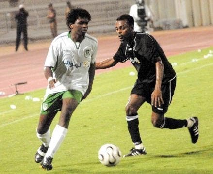 من لقاء الشباب والأهلي في كأس الملك