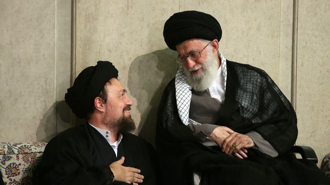 علي خامنئي وحسن خمینی