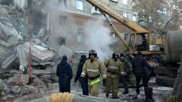 russia building gas explosion