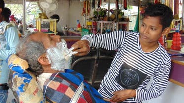 India females shaving male (Supplied)