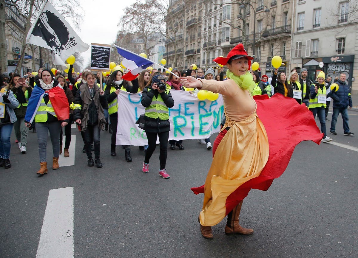 France Yellow Vest women 3 (AP)