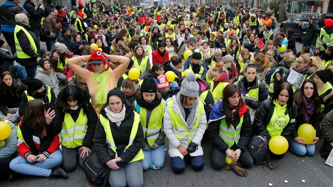 France Yellow Vest women 2 (AP)