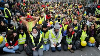 IN PICTURES: Women of French yellow vest group counter violent image