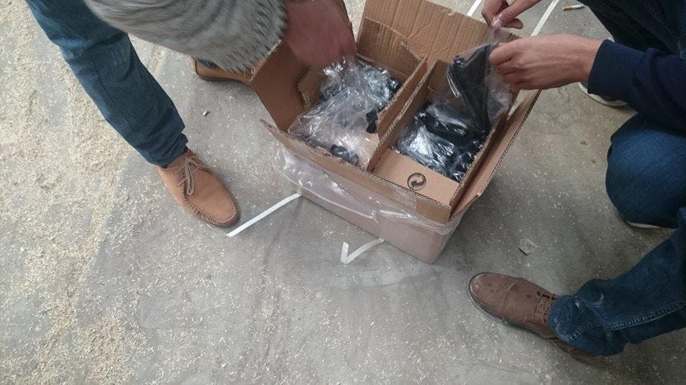 Turkish weapons smuggling into Libya. (Supplied)