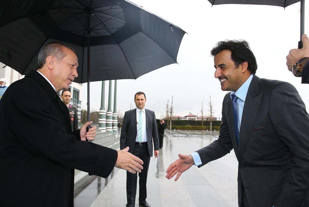 الشيخ تميم والرئيس أردوغان