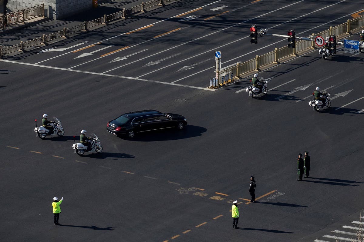 Kim Jong Un arrives in China. (AFP)