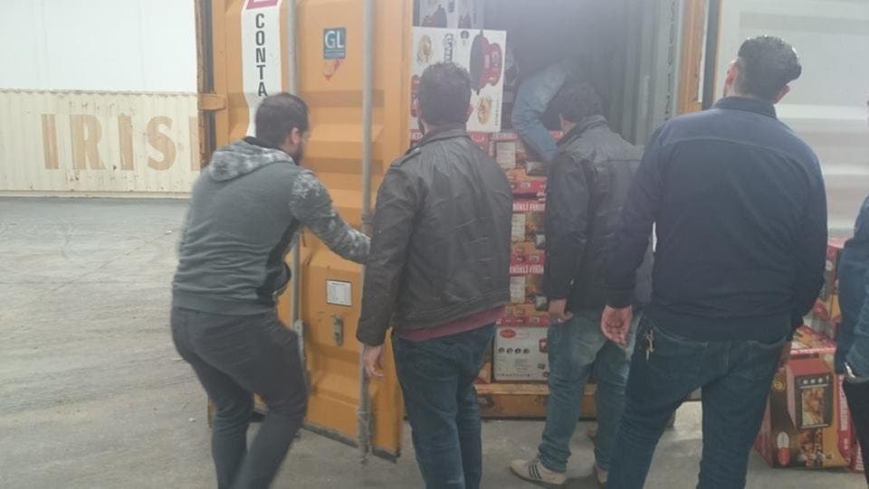 Turkish weapons smuggling into Libya. (Supplied)