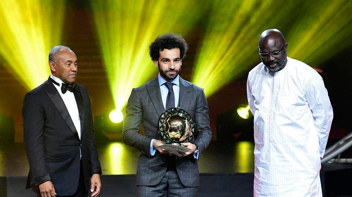 Mo Salah African Player of the Year. (AFP)