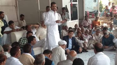 Wajib Ali on campaign trail in Rajasthan. (Supplied)