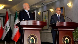 Iran’s Zarif holds talk with his Iraqi counterpart in Baghdad