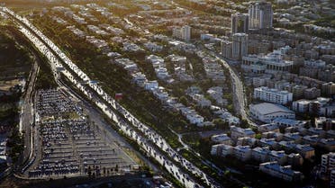 Tehran aerial view Iran. (AP)