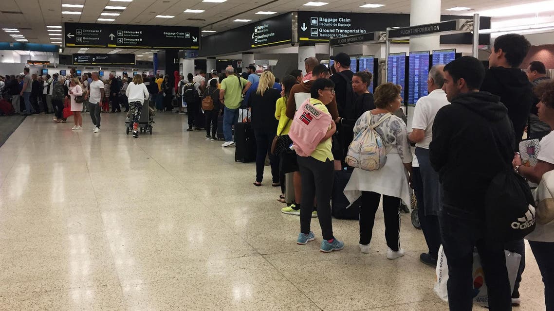 Unusual long lines at Miami Airport (AFP)