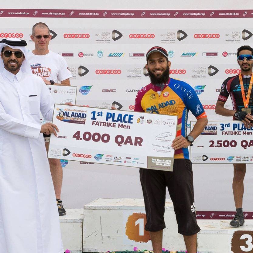 مبارك العجي وممارسة الرياضة