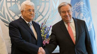 UN chief backs two-state solution in talks with President Abbas
