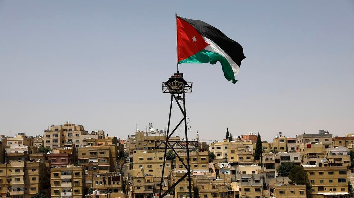 Jordan flag, Amman. (AFP)