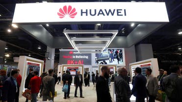 A Huawei booth in Las Vegas on January 9, 2019. (Reuters)