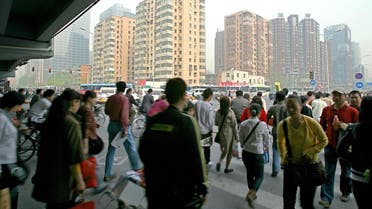 China, Beijing busy street (AFP)